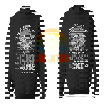 Jiu Jitsu Vintage Retro Running Drops Pounds But Jiu Jitsu Tank Top Sweatshirt Unisex | Mazezy