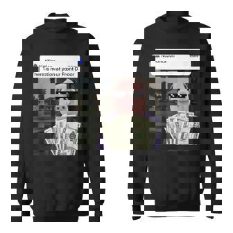 John Pork Meme Dih Memes Internet Memes Brainrot Memes Sweatshirt | Mazezy