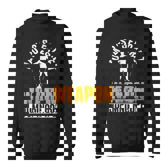 Jump Rope Dad Skipping Roping Jumping Exercise Pun Sweatshirt Unisex | Mazezy