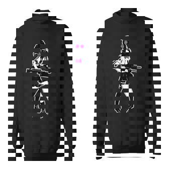 Jun-T-0003-ガスマスクガール スウェットシャツ - Kawaiitshirt