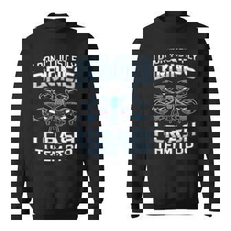 Just Fly Drones Pilot Drone Operator RC Quadcopter Fly Drone Sweatshirt Unisex | Mazezy