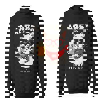 Kanreki 還暦 60歳 記念 猫 サングラス ビール 大人のユーモア スウェットシャツ - Kawaiitshirt