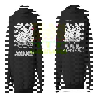 Kawaii Cauliflower Lover Vegan Vegetarian Team Cauliflower Sweatshirt Unisex | Mazezy