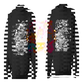 Kawaii Meme Japan Anime Bubble Tea Boba Tea Lover Japanese Sweatshirt - Thegiftio