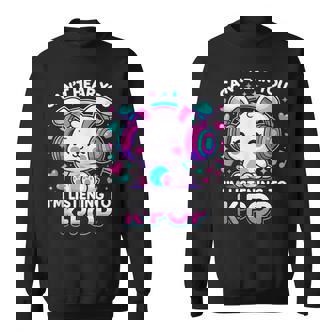 Kawaii Rabbit Can’t Hear You I’m Listening To K-Pop Tank Top Sweatshirt Unisex | Mazezy