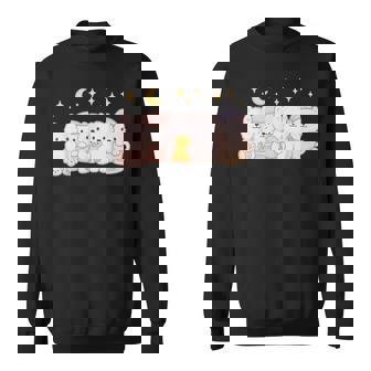 Kawaii Samoyed Puppy Squad Cute Duck Teacup Macaron Art Sweatshirt Unisex | Mazezy