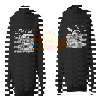 Kawaii Yorkie Squad Cute Cupcake Puppy Group Art Sweatshirt Unisex | Mazezy