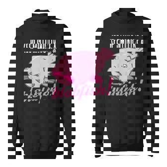 Keepmiling Like A Blobfish デザイン ブログフィッシュファン向け スウェットシャツ - Kawaiitshirt