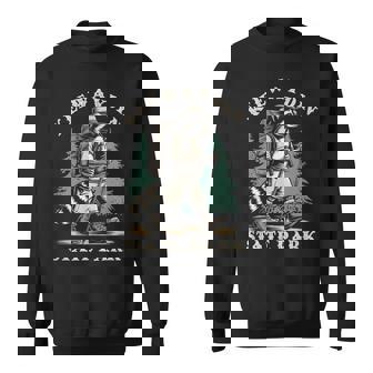 Keewaydin State Park New York NY Hiking Raccoon Sweatshirt Unisex | Mazezy