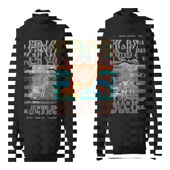 Kenya Nature Lover Safari Adventure Travel To Africa Sweatshirt | Mazezy