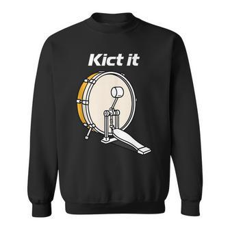 Kick It Pedal Bass Drum Drummer Musical Beat Tank Top Sweatshirt Unisex | Mazezy