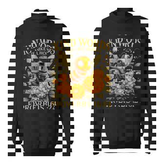 Kind Words Are Like Honey Christian Bee Religous Faith Cross Sweatshirt Unisex | Mazezy