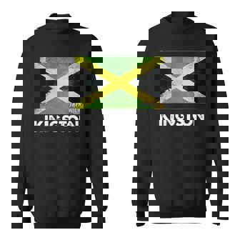 Kingston Jamaica Flag Jersey スウェットシャツ - Kawaiitshirt