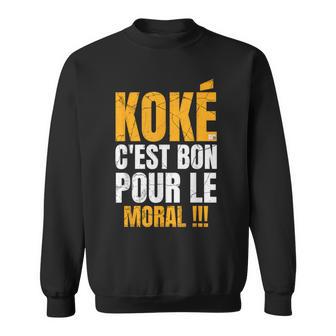 Koké C'est Bon Pour Le Moral Kreyolsat Sweater e - Cadeauxyz