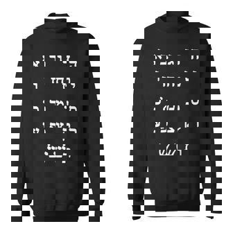 Ktav Ashuri アルファベット ヘブライ語 学生 スピーカー スウェットシャツ - Kawaiitshirt