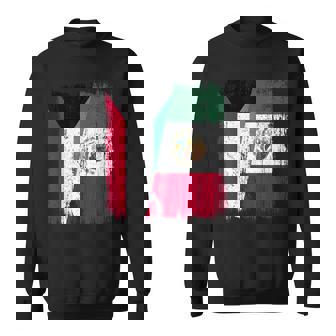 Kuwait Mexico Half Flag Kuwaiti Mexican Heritage Sweatshirt Unisex | Mazezy