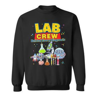Lab Crew Cute Science Laboratory Diagnostic Lab Week 2026 Sweatshirt - Thegiftio UK
