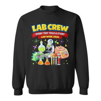 Lab Crew Science Team Medical Tech Lab Week Appreciation Sweatshirt - Monsterry