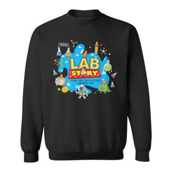 Lab Story Lab Week 2026 Medical Laboratory Technician Team Sweatshirt - Monsterry
