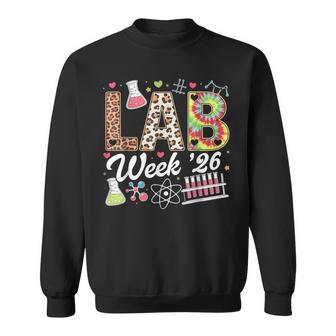 Lab Week 2026 Science Leopard Medical Laboratory Scientist Sweatshirt | Mazezy