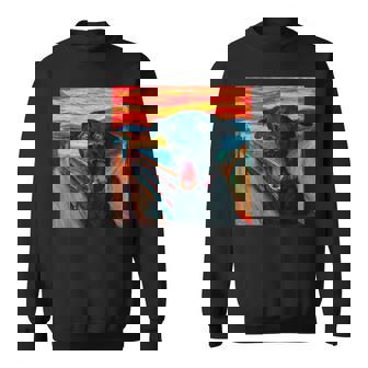 Labrador Retriever Dog Parody Pop Art Expressionist Sweatshirt Unisex | Mazezy