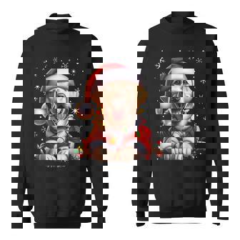 Labrador Santa Claus Costume Labrador Xmas Retriever Sweatshirt | Mazezy