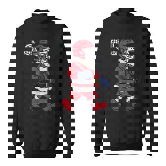 Lacrosse Christmas Santa Lax Player Xmas Sweatshirt - Thegiftio