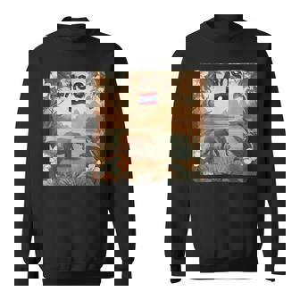 Laos Elephant Costume For Nature Lovers Sweatshirt Unisex | Mazezy