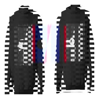 Laos Thailand Half Flag Lao Thai Roots Sweatshirt Unisex | Mazezy