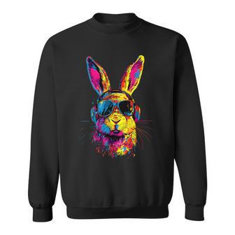 Lapin Avec Lunettes Deoleil Lapin Des Champs Doux Lapins Sweater e - Cadeauxyz
