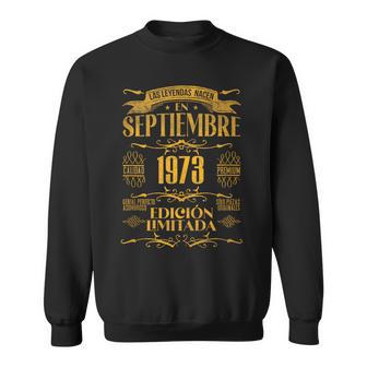 Las Leyendas Nacen Eneptiembre De 1973 51 Años Cumpleaños In Mangas Camisa de entrenamiento - Regaloses