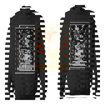 The Lash Technician Lash Tech Eyelash Technician Tarot Card Sweatshirt Unisex | Mazezy