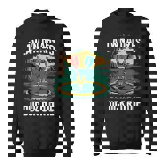 Lawn Darts Duck Outdoor Games Yard Darts Player Lawn Darts Sweatshirt Unisex | Mazezy