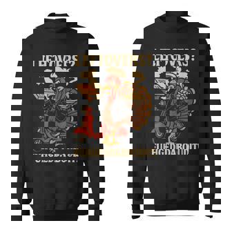 Leftovers Fuhgeddaboudit Italian Thanksgiving Turkey Italy Sweatshirt Unisex | Mazezy