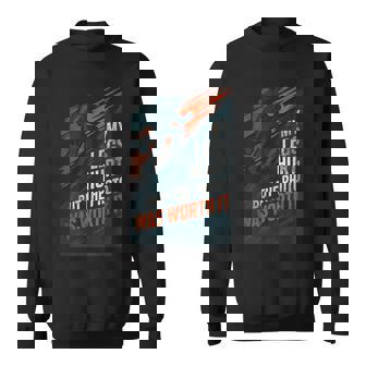 Legs Hurt But Photo Was Worth It Hiking Nature Photography Sweatshirt Unisex | Mazezy