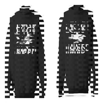 Let's Get Hammered Hammerhead Shark Presents Sweatshirt - Thegiftio