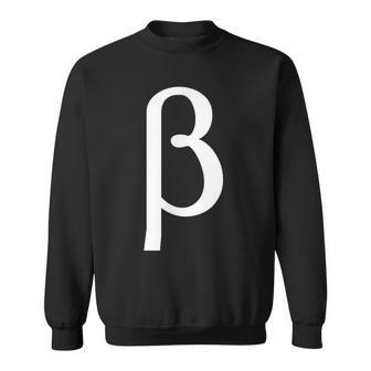 Lettre Grecque Bêta Qui Dit Beta En Grec Sweater e - Cadeauxyz