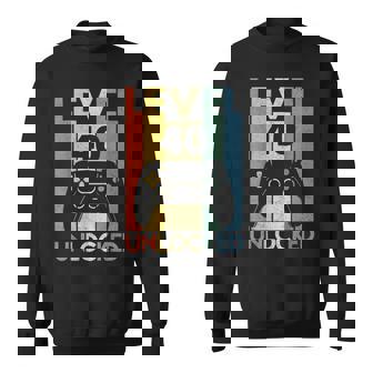 Level 40 Unlocked ideo Gamer 40Th Birthday スウェットシャツ - Kawaiitshirt