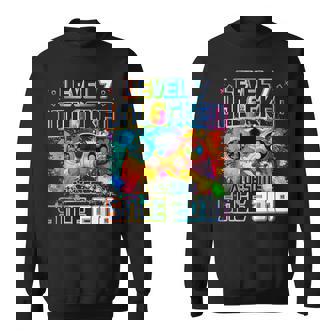 Level 7 Unlocked 7 Year Old Video Gamer 7Th Birthday Sweatshirt - Thegiftio