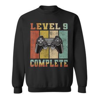 Level 9 Complete Geburtstag 9 Jahre Gamer Level Unlocked Sweatshirt - Geschenkecke