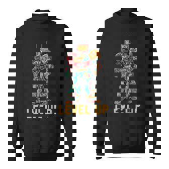 Level Up Gamer Robot Game Controller Graphic Sweatshirt | Mazezy