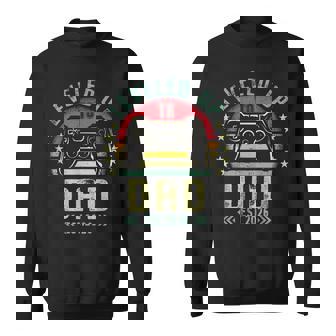 Leveled Up To Dad 2026 Promoted To Daddy Level Unlocked Sweatshirt Unisex | Mazezy