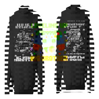 Leveling Up To Big Brother Gamer Pixel Sweatshirt - Monsterry