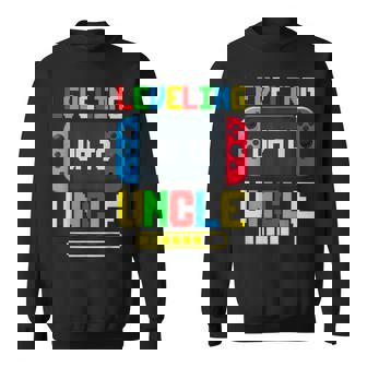 Leveling Up To Uncle Promoted To Uncle Soon To Be Uncle Sweatshirt | Mazezy