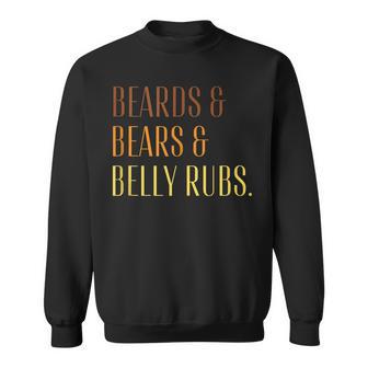 Lgbt Bear Dilf Muscle Daddy Gay Bear & Cub Pride Sweatshirt | Mazezy