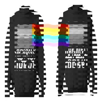 Lgbt More Equality More Lovetシャツ Lgbtq ゲイ レズビアン Lgbt スウェットシャツ - Kawaiitshirt