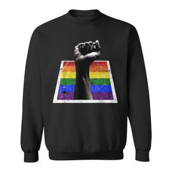 LGBT Resist Gay Pride T Shirt Resist Fist Sweatshirt Unisex | Mazezy