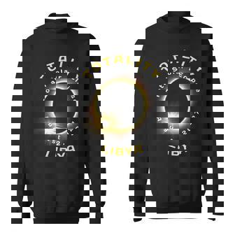Libya Total Solar Eclipse August 2 2027 Souvenirs Sweatshirt Unisex | Mazezy