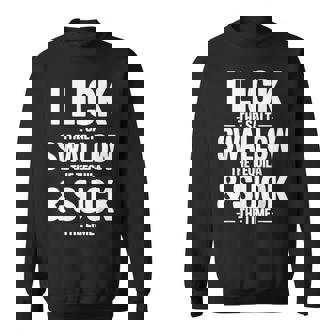 Lick Salt Swallow Tequila Suck Lime Drinking Sweatshirt Unisex | Mazezy