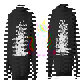 Licorne Arc-En-Ciel Sweater e - Cadeauxyz